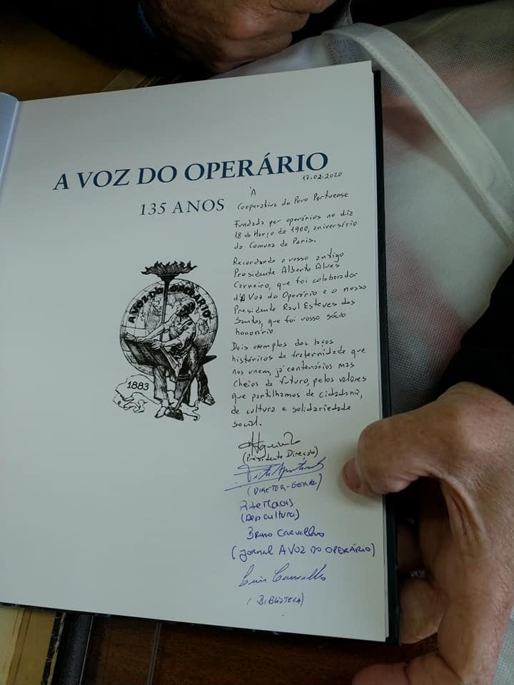 Voz do Operário na nossa casa. Bem vindos!