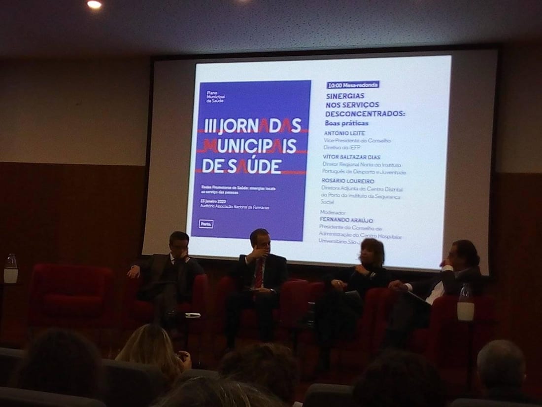 A CPP nas lll Jornadas Municipais de Saúde.